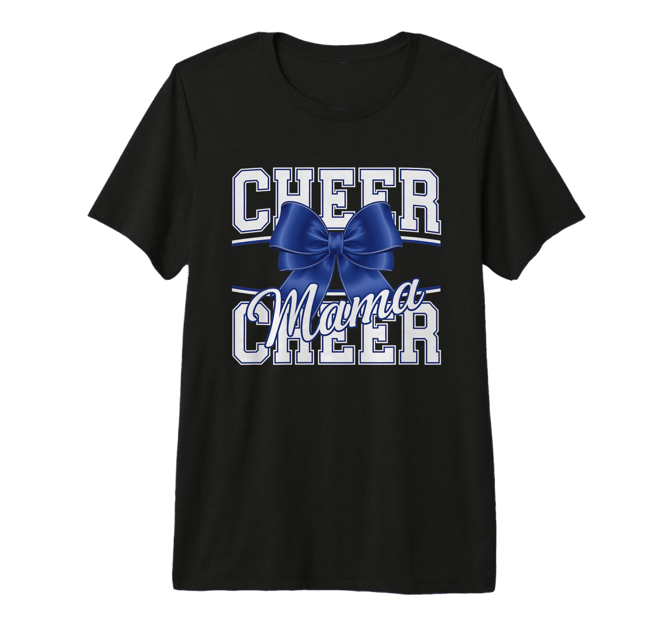 Cheer Mom Mother Bow Cheerleader T-Shirt - Casual Everyday Wear Unisex - T-Shirt, Sweatshirt, Hoodie