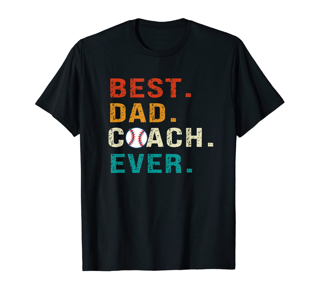 Fathers Day Baseball Father Best Dad Coach T-Shirt - Unique Graphic Unisex - T-Shirt, Sweatshirt, Hoodie