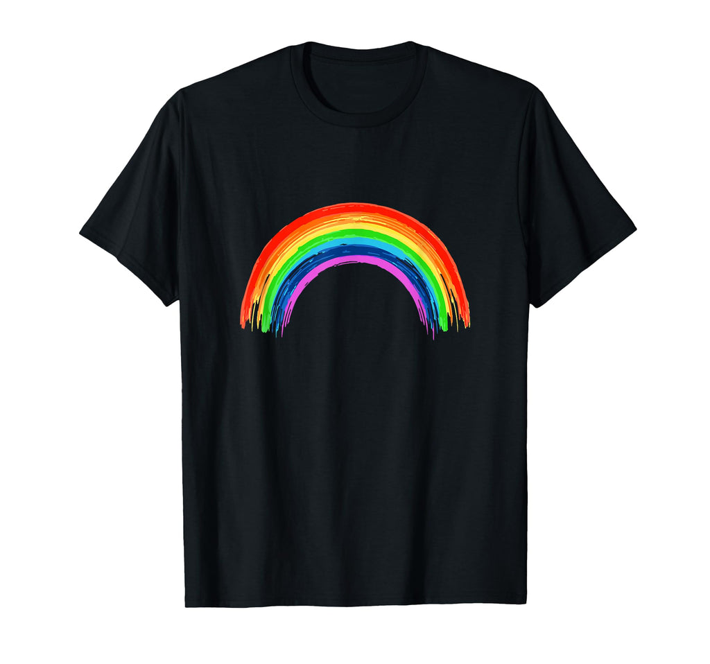 Simple Rainbow Beautiful Colors T-Shirt - Fun Novelty Design Men Women - T-Shirt, Sweatshirt, Hoodie