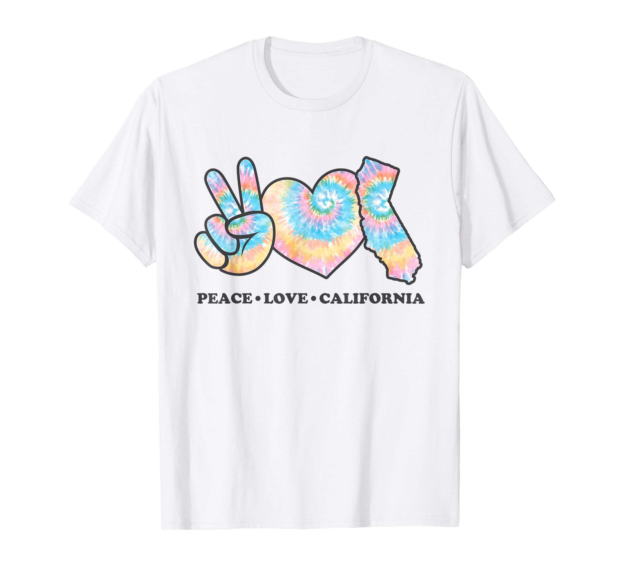 Tie Dye California Hippie Gift Co Sweatshirt - Streetwear Style Unisex - T-Shirt, Sweatshirt, Hoodie