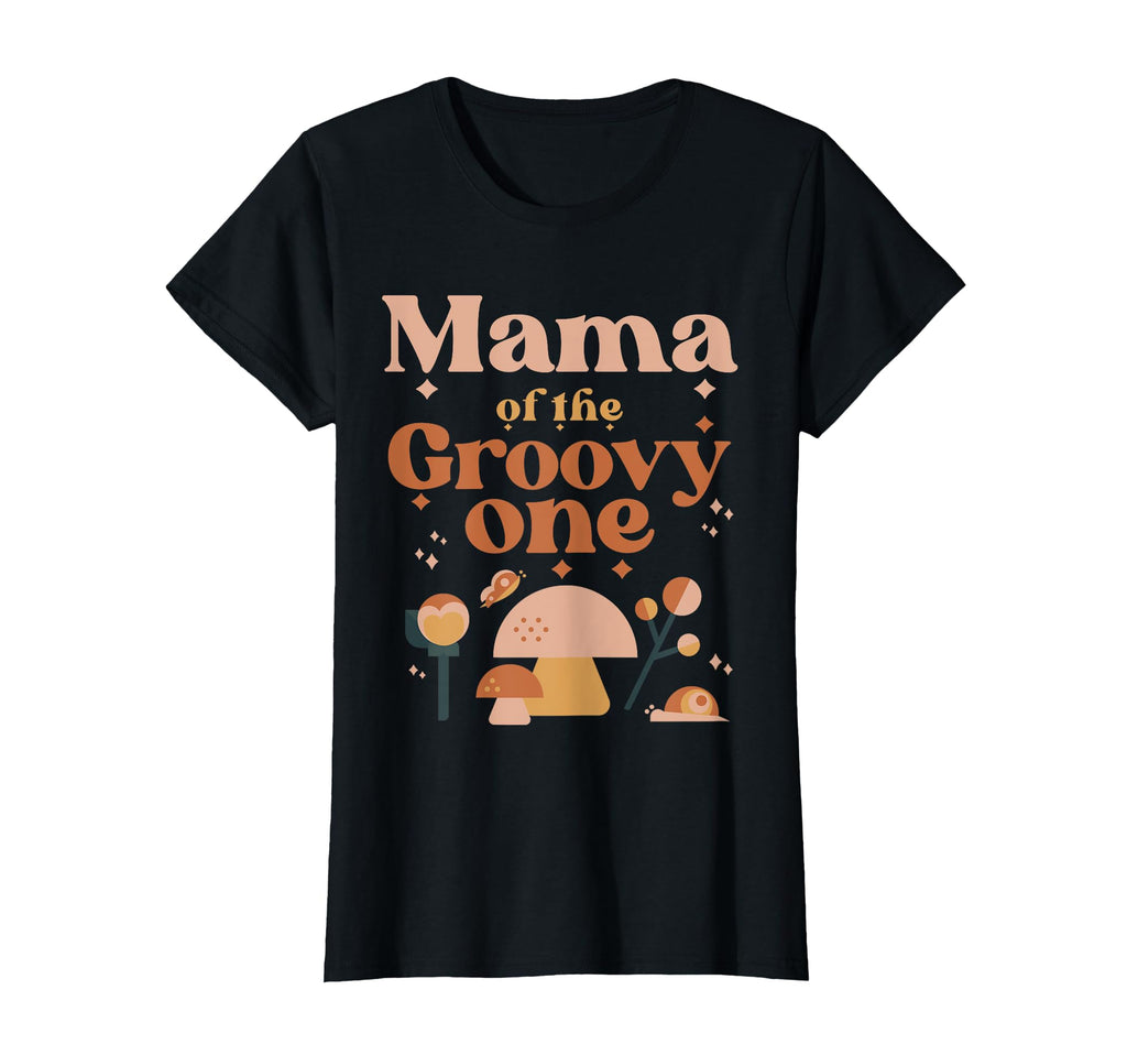 Mama Groovy One Boho 1St Birthday T-Shirt - Custom Art Print for Adults - T-Shirt, Sweatshirt, Hoodie