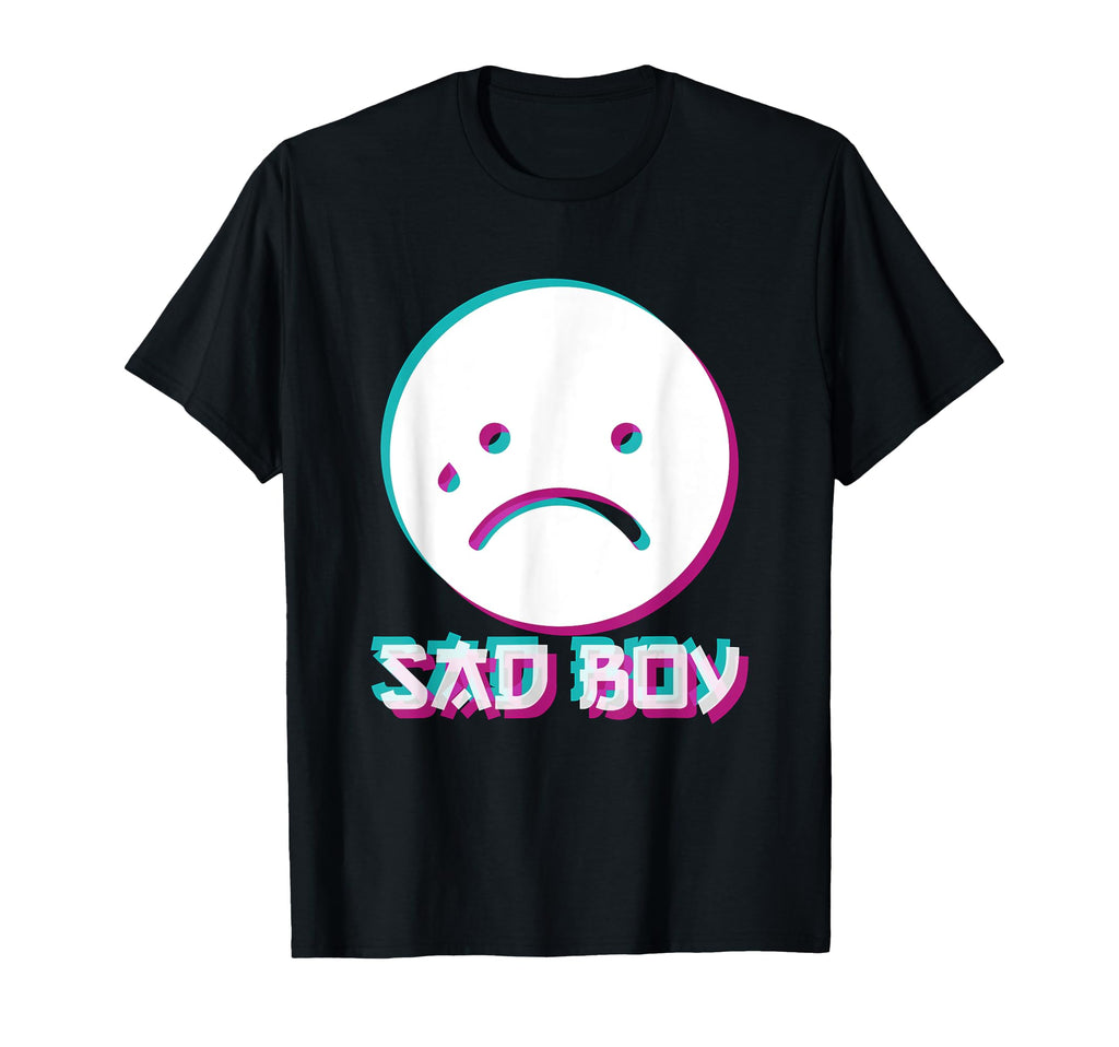Japanese Glitch Sad Anime Aesthetic T-Shirt - Novelty Apparel for Adults - T-Shirt, Sweatshirt, Hoodie