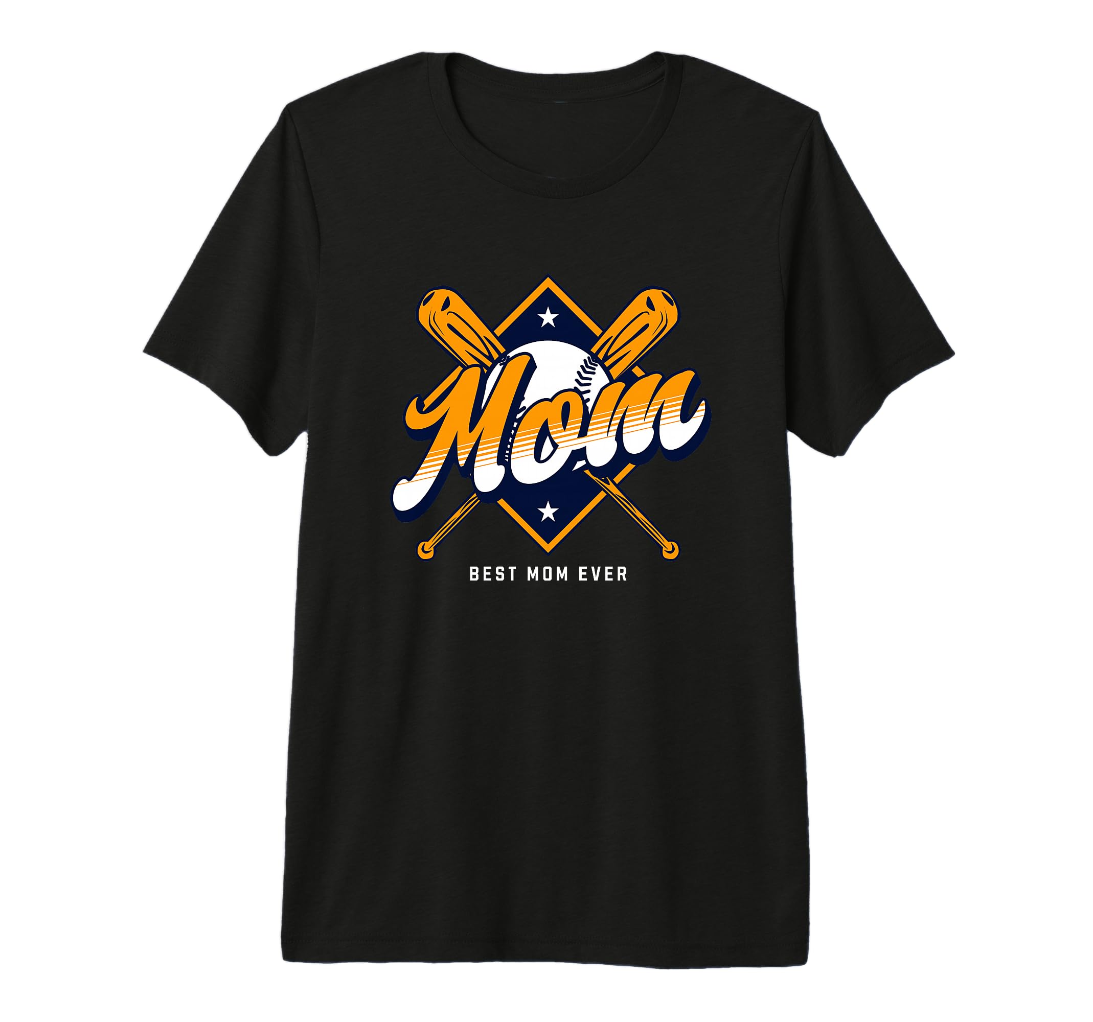 Baseball Mom Mother Mama Baseball Tri T-Shirt - Graphic Print for Adults - T-Shirt, Sweatshirt, Hoodie