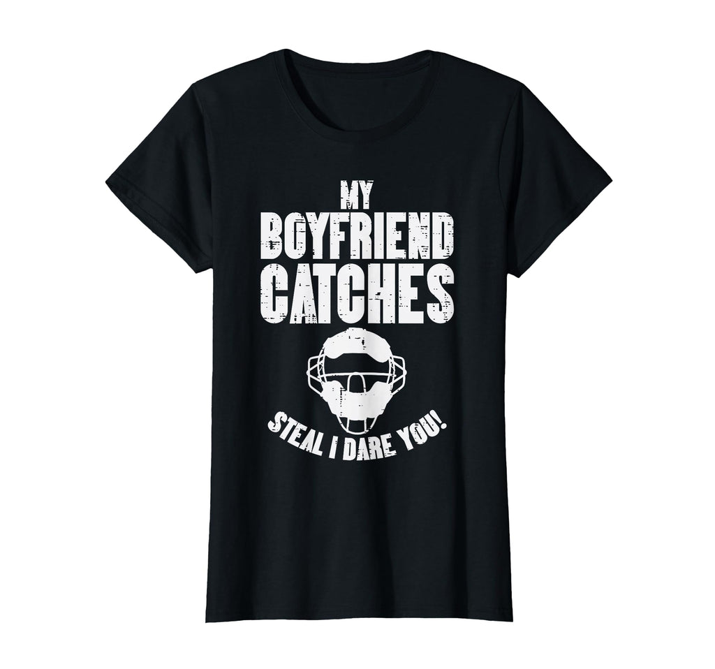 My Boyfriend Catches Baseball T-Shirt - Minimalist Print for Adults - T-Shirt, Sweatshirt, Hoodie