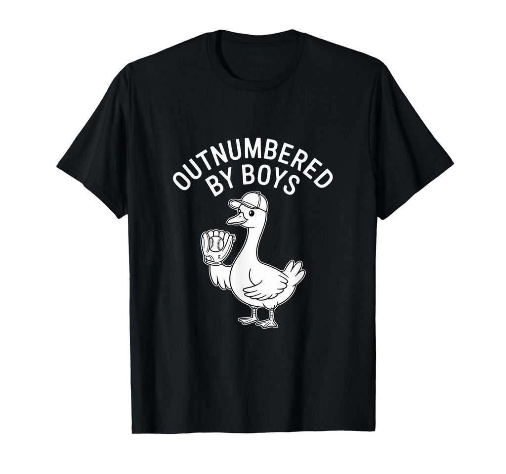 Outnumbered Funny Mom Goose T-Shirt - Minimalist Print for Adults - T-Shirt, Sweatshirt, Hoodie