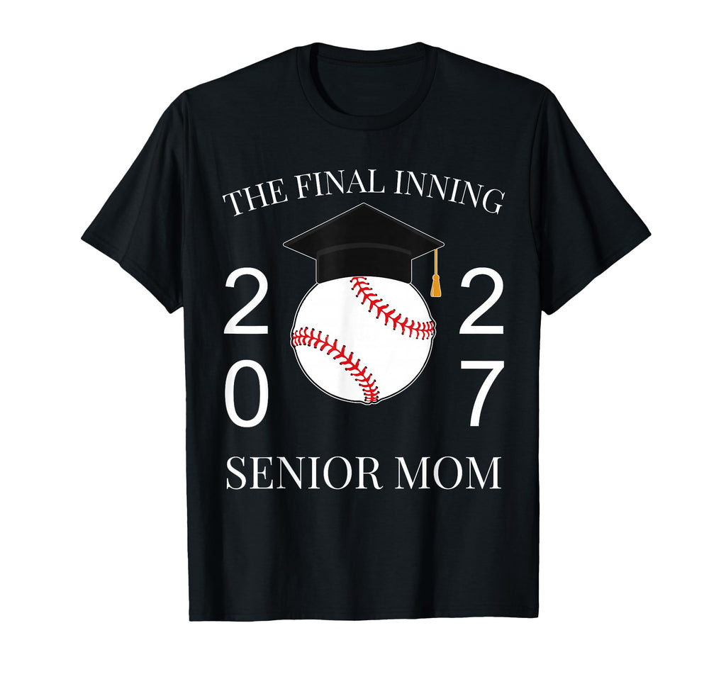 Final Inning Senior Baseball Mom T-Shirt - Minimalist Print for Adults - T-Shirt, Sweatshirt, Hoodie