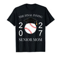 Final Inning Senior Baseball Mom T-Shirt - Minimalist Print for Adults - T-Shirt, Sweatshirt, Hoodie