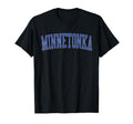 Minnetonka Mn Distressed Blue Varsity T-Shirt - Unique Graphic for Adults - T-Shirt, Sweatshirt, Hoodie