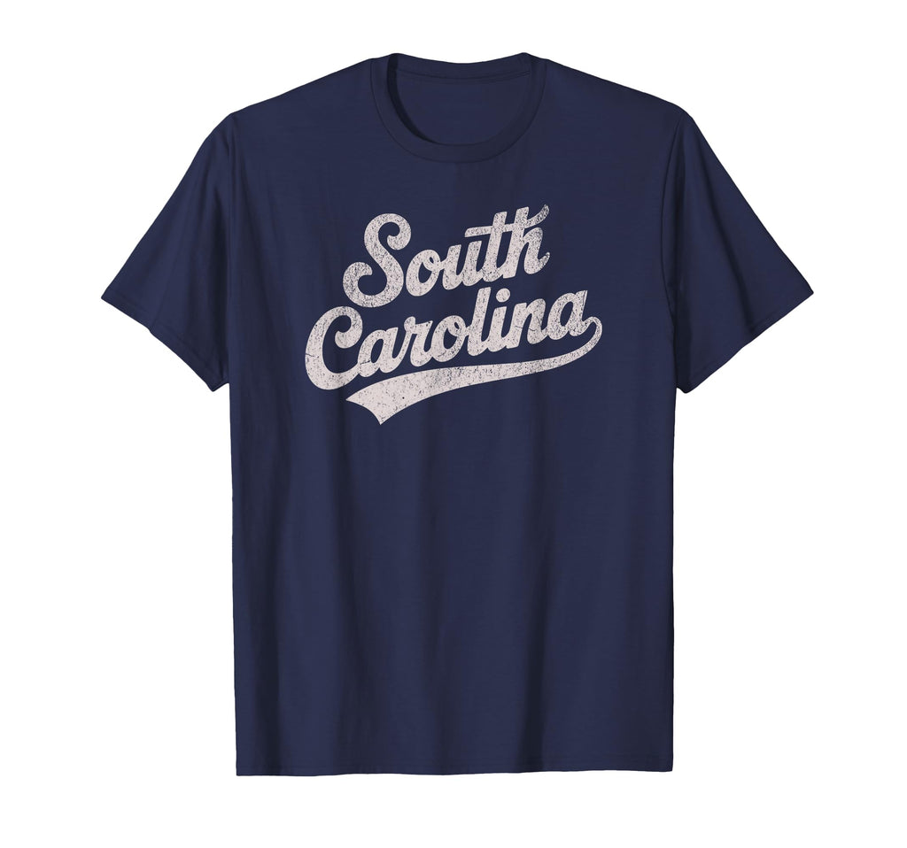 Throwback South Carolina Distressed T-Shirt - Custom Art Print for Adults - T-Shirt, Sweatshirt, Hoodie