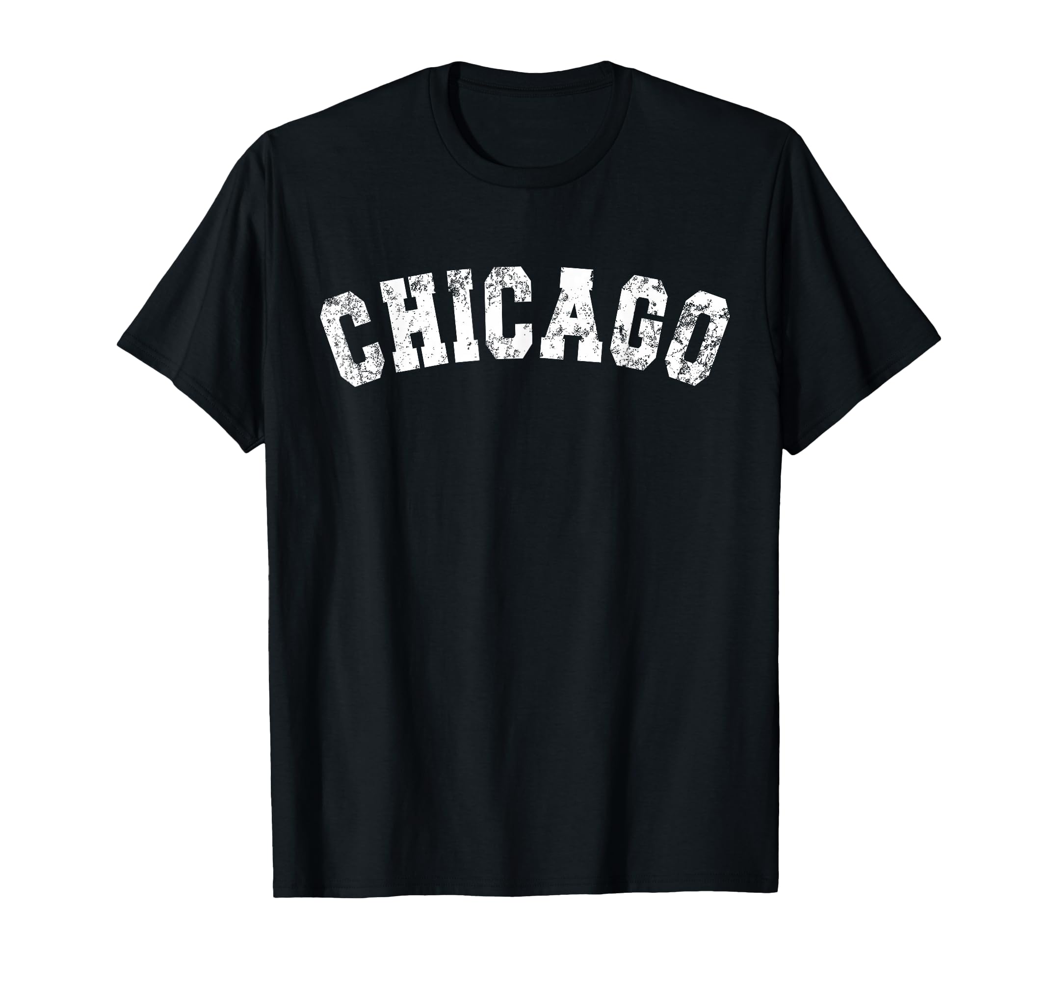 Chicago Illinois Distressed T-Shirt - Custom Art Print Men Women - T-Shirt, Sweatshirt, Hoodie