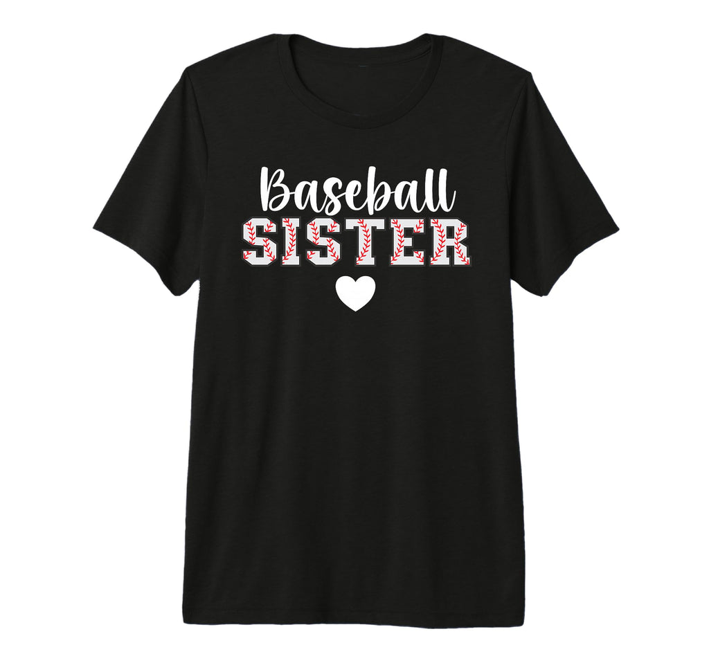 Baseball Sister Proud Baseball T-Shirt - Custom Art Print for Adults - T-Shirt, Sweatshirt, Hoodie