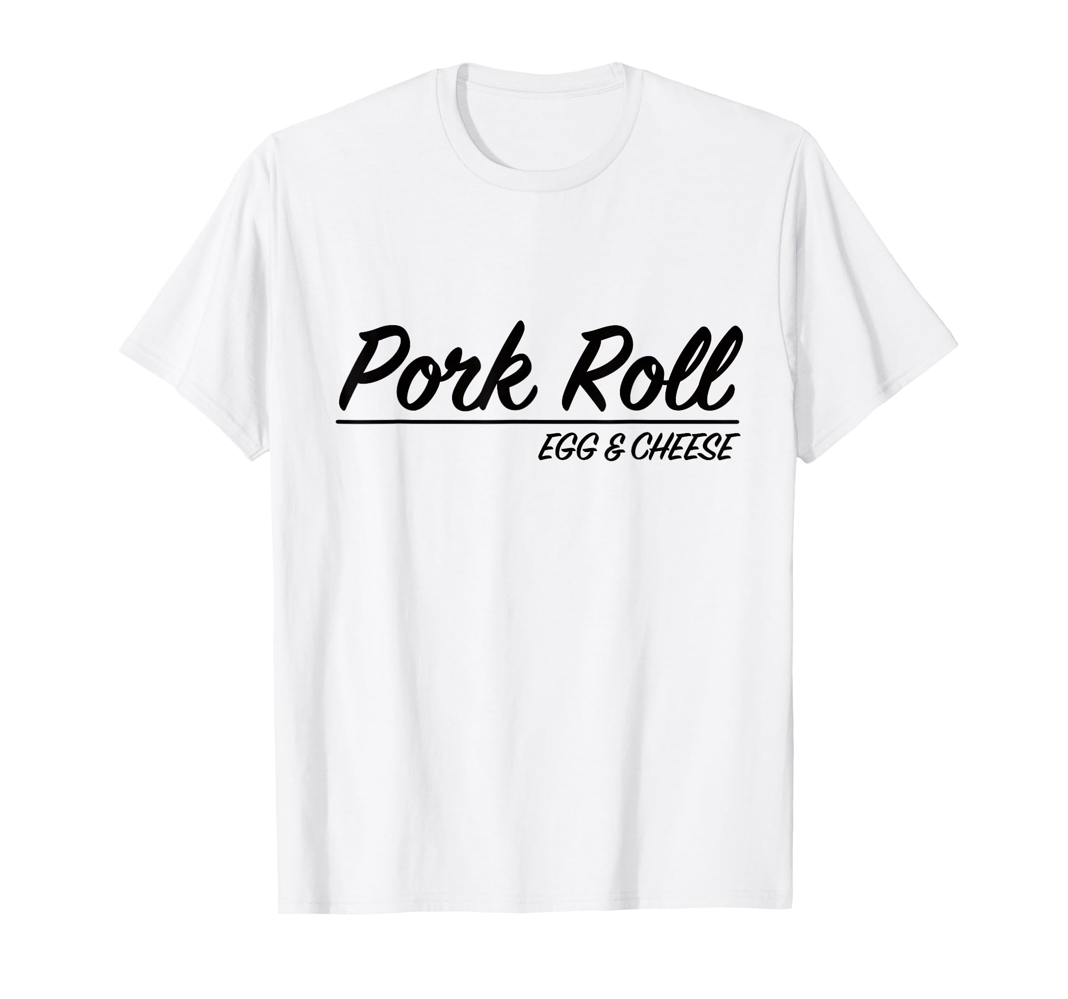 Pork Roll Egg Cheese New Jersey State T-Shirt - Custom Art Print Men Women - T-Shirt, Sweatshirt, Hoodie