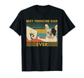 Best Frenchie Dad Ever Sunset T-Shirt - Unique Graphic Men Women - T-Shirt, Sweatshirt, Hoodie