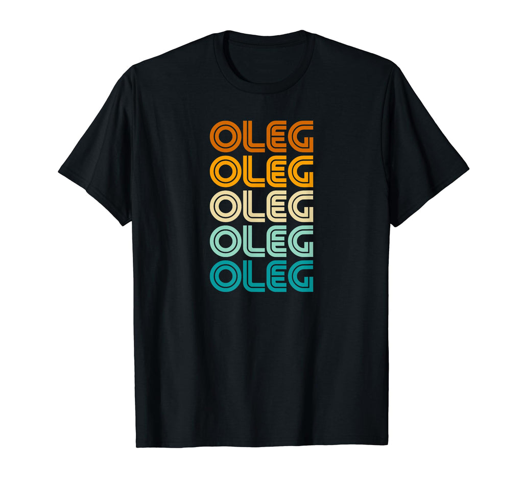 First Name Oleg Sunset T-Shirt - Novelty Apparel for Adults - T-Shirt, Sweatshirt, Hoodie