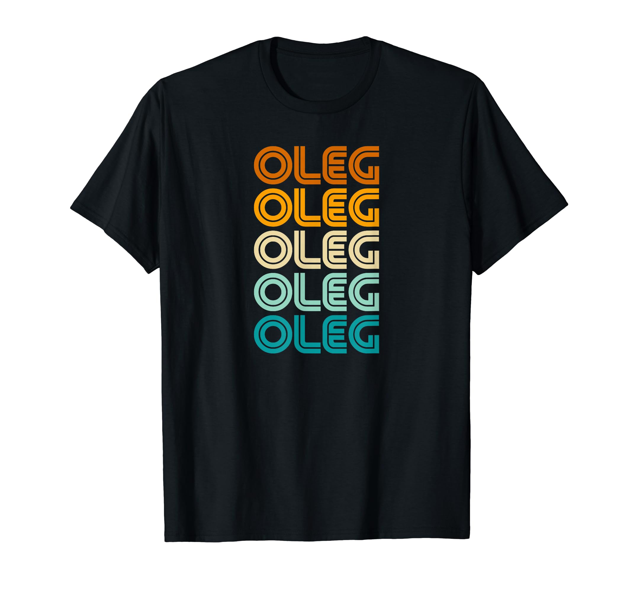 First Name Oleg Sunset T-Shirt - Novelty Apparel for Adults - T-Shirt, Sweatshirt, Hoodie