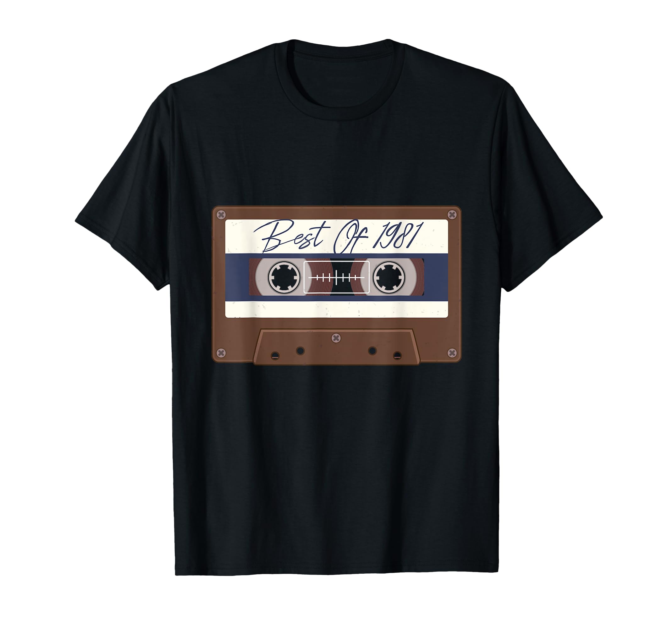 Cassette Tape 1981 Birthday Gift T-Shirt - Graphic Print Unisex - T-Shirt, Sweatshirt, Hoodie