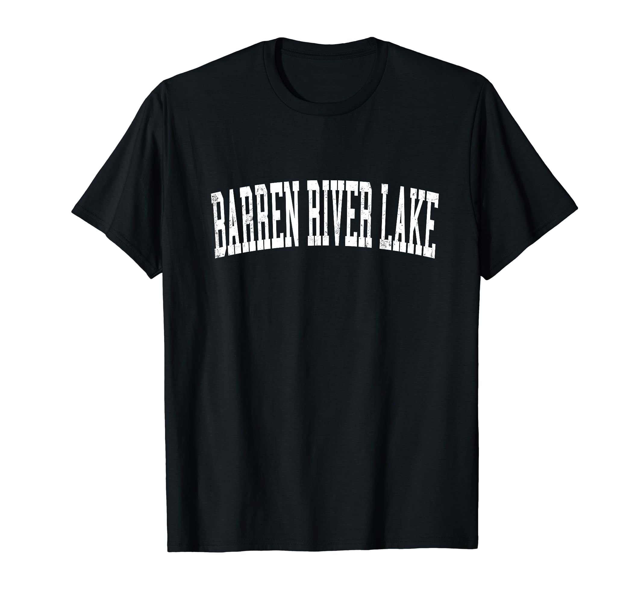 Barren River Lake Distressed White T-Shirt - Trendy Graphic Men Women - T-Shirt, Sweatshirt, Hoodie