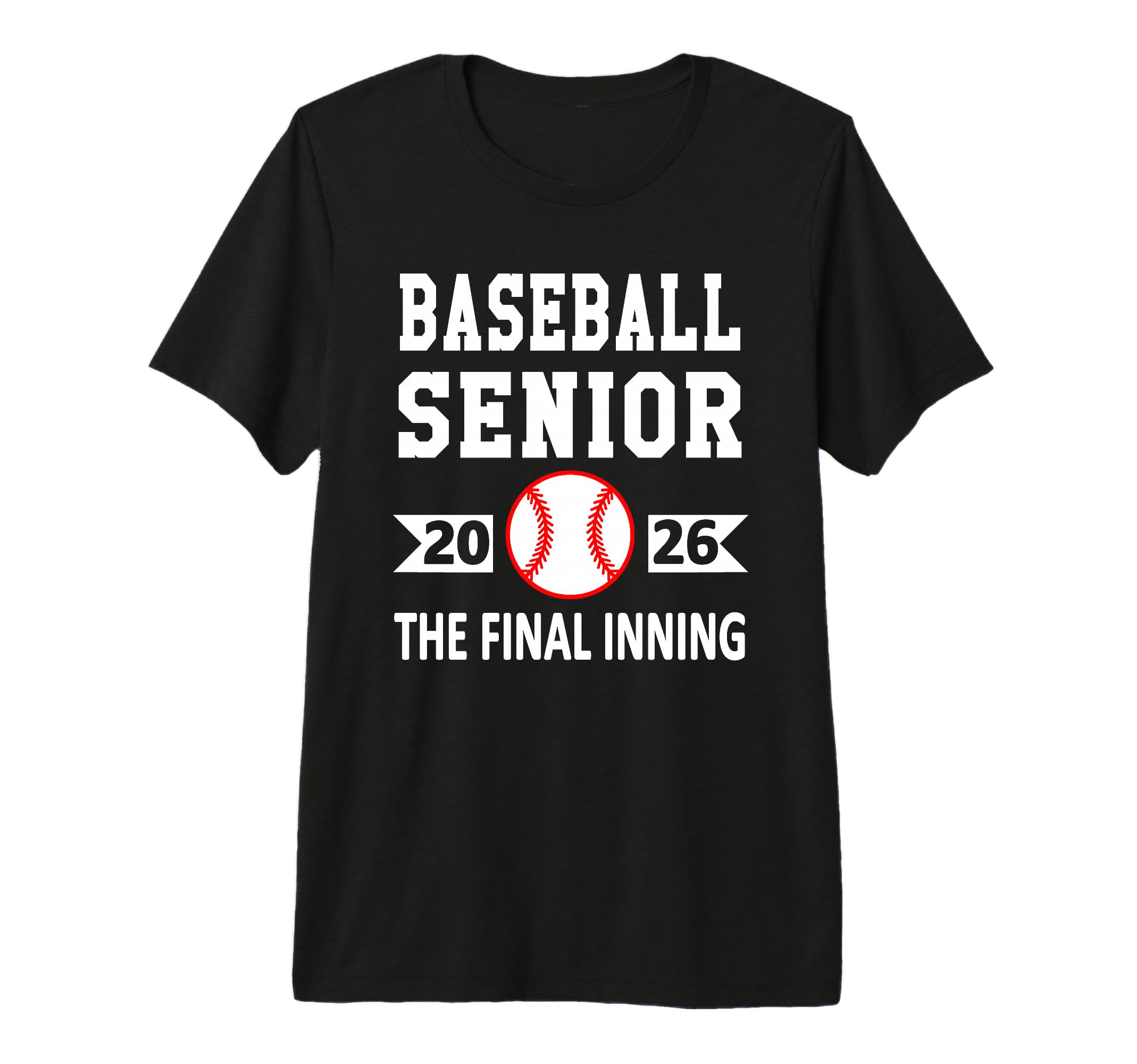 Mens Senior Class 2026 Baseball T-Shirt - Custom Art Print Men Women - T-Shirt, Sweatshirt, Hoodie