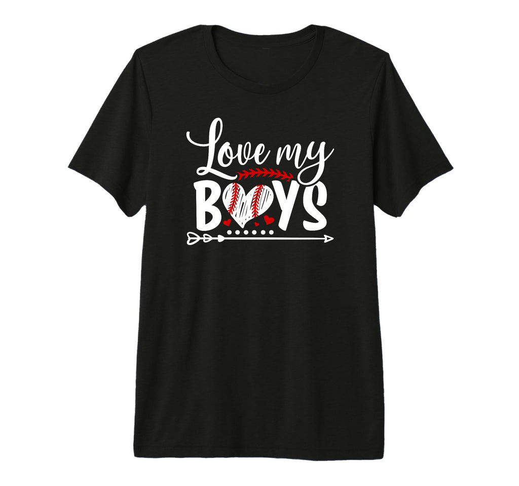 Love My Baseball Mom Baseball Player T-Shirt - Custom Art Print Men Women - T-Shirt, Sweatshirt, Hoodie