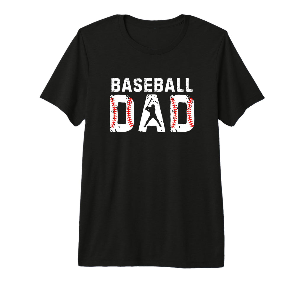 Baseball Dad Sport Family Fathers Day T-Shirt - Custom Art Print Men Women - T-Shirt, Sweatshirt, Hoodie