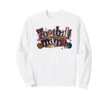 Football Mama Leopard Coquette Bow Sweatshirt - Minimalist Print Men Women - T-Shirt, Sweatshirt, Hoodie