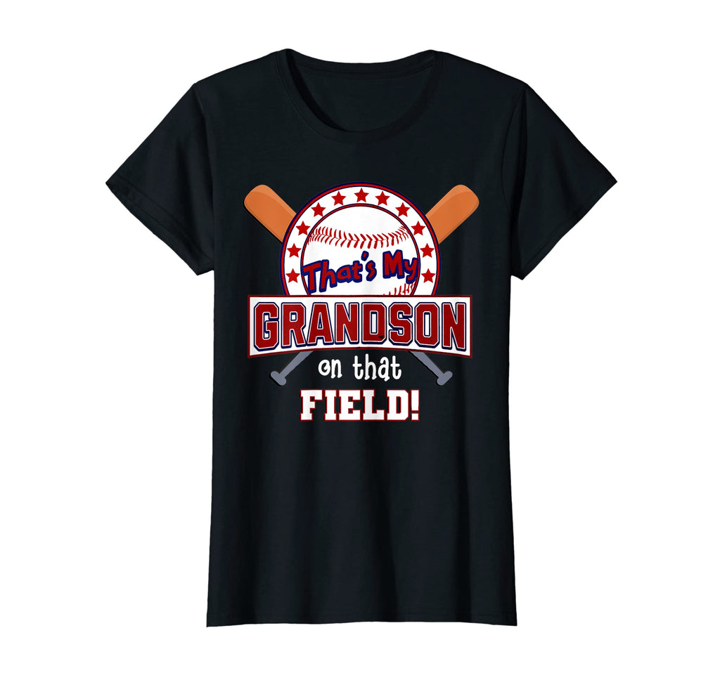 Womens Baseball Thats My Grandson That T-Shirt - Trendy Graphic Men Women - T-Shirt, Sweatshirt, Hoodie