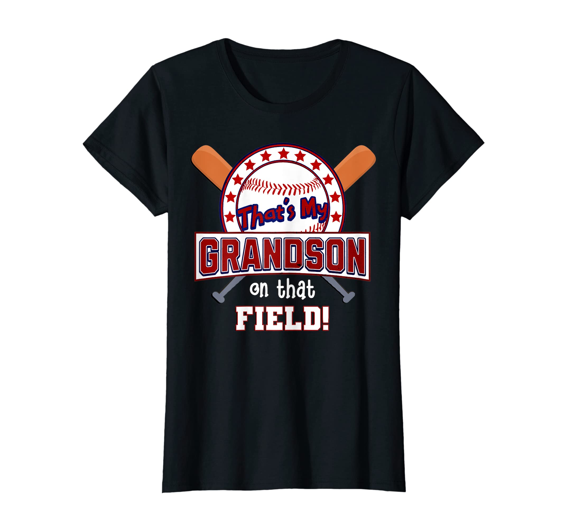 Womens Baseball Thats My Grandson That T-Shirt - Trendy Graphic Men Women - T-Shirt, Sweatshirt, Hoodie