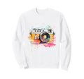 Photographer Camera Watercolor Sweatshirt - Trendy Graphic for Adults - T-Shirt, Sweatshirt, Hoodie