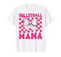 Volleyball Mama Coquette Bow Game Day T-Shirt - Novelty Apparel for Adults - T-Shirt, Sweatshirt, Hoodie