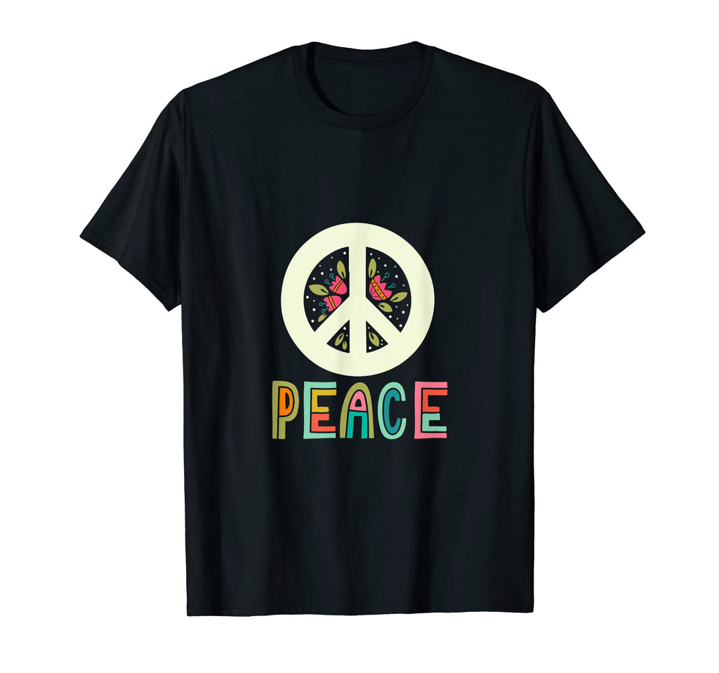 Peace Sign Love And Peace Symbol T-Shirt - Custom Art Print for Adults - T-Shirt, Sweatshirt, Hoodie