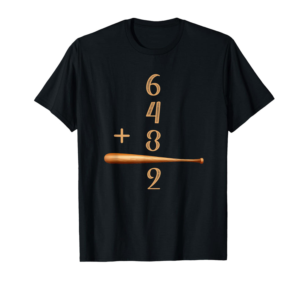 6 4 3 2 Double Play Baseball Player T-Shirt - Aesthetic Graphic Unisex - T-Shirt, Sweatshirt, Hoodie