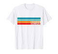 Rhode Island Colorful 70S Stripes T-Shirt - Minimalist Print Men Women - T-Shirt, Sweatshirt, Hoodie