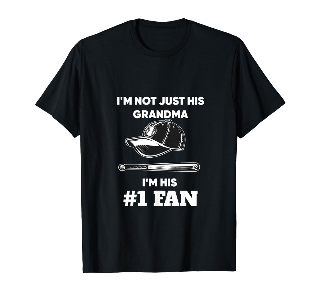 Grandma Support Baseball Athlete T-Shirt - Unique Graphic Men Women - T-Shirt, Sweatshirt, Hoodie