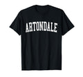 Artondale Wa Distressed White Varsity T-Shirt - Aesthetic Graphic Men Women - T-Shirt, Sweatshirt, Hoodie