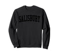 Salisbury Md Distressed Black Varsity Sweatshirt - Aesthetic Graphic Unisex - T-Shirt, Sweatshirt, Hoodie