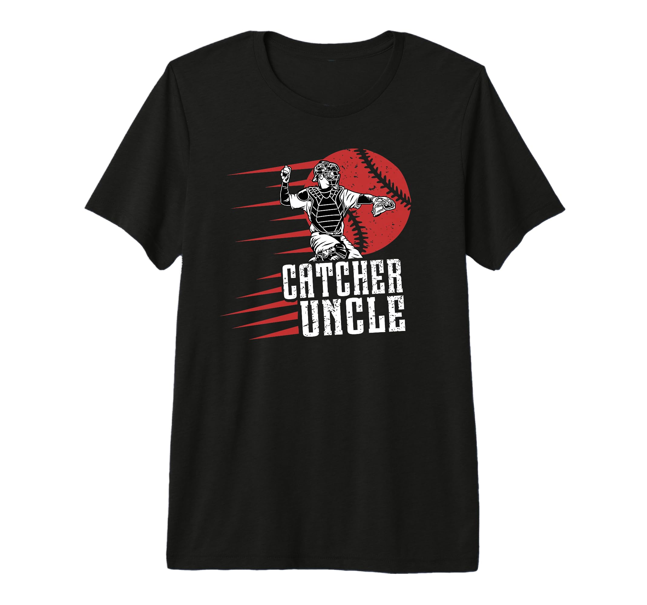 Mens Baseball Catcher Uncle T-Shirt - Casual Everyday Wear Men Women - T-Shirt, Sweatshirt, Hoodie