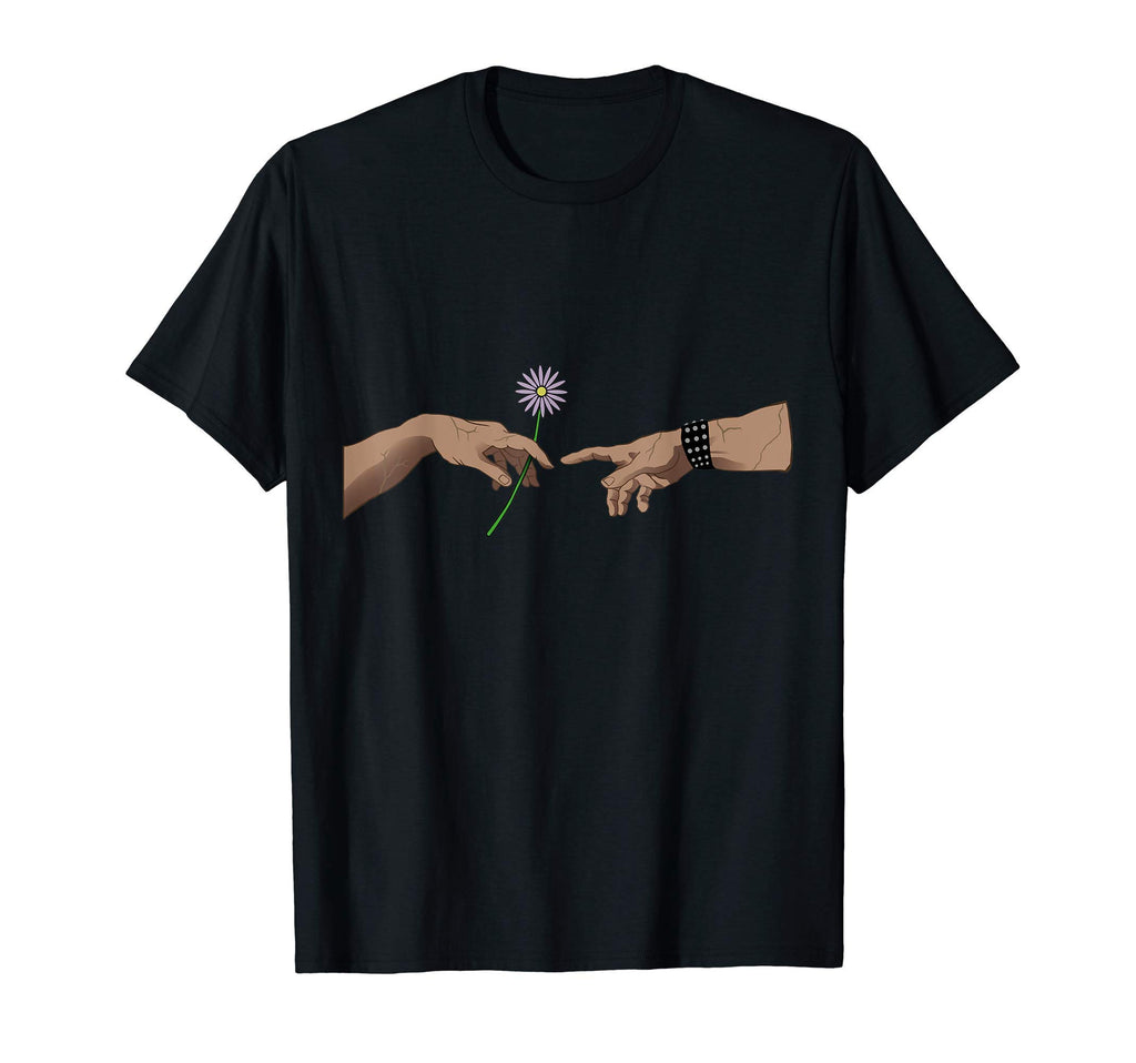 Michelangelo Creation Adam Stop Hate T-Shirt - Trendy Graphic Men Women - T-Shirt, Sweatshirt, Hoodie