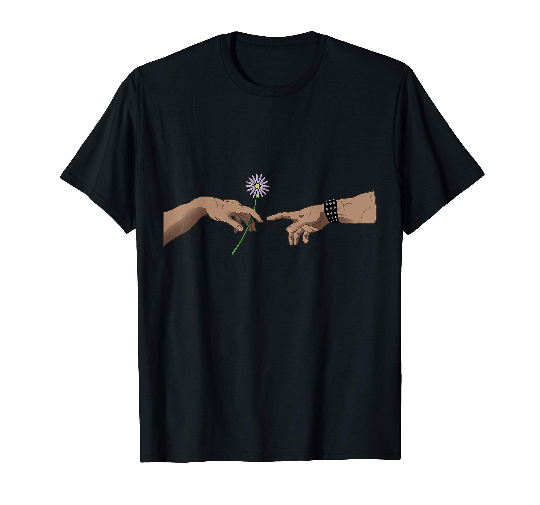 Michelangelo Creation Adam Stop Hate T-Shirt - Trendy Graphic Men Women - T-Shirt, Sweatshirt, Hoodie