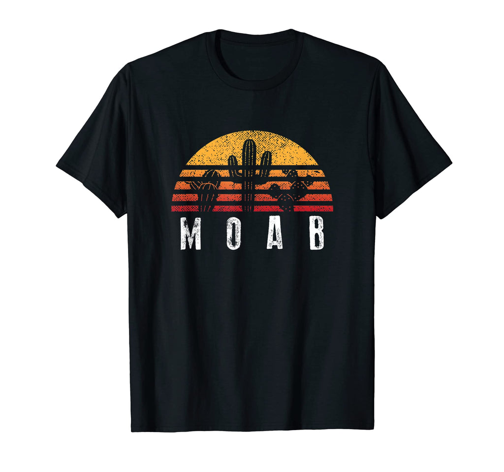 Moab Sunset Cactus Vacation Gift T-Shirt - Minimalist Print for Adults - T-Shirt, Sweatshirt, Hoodie