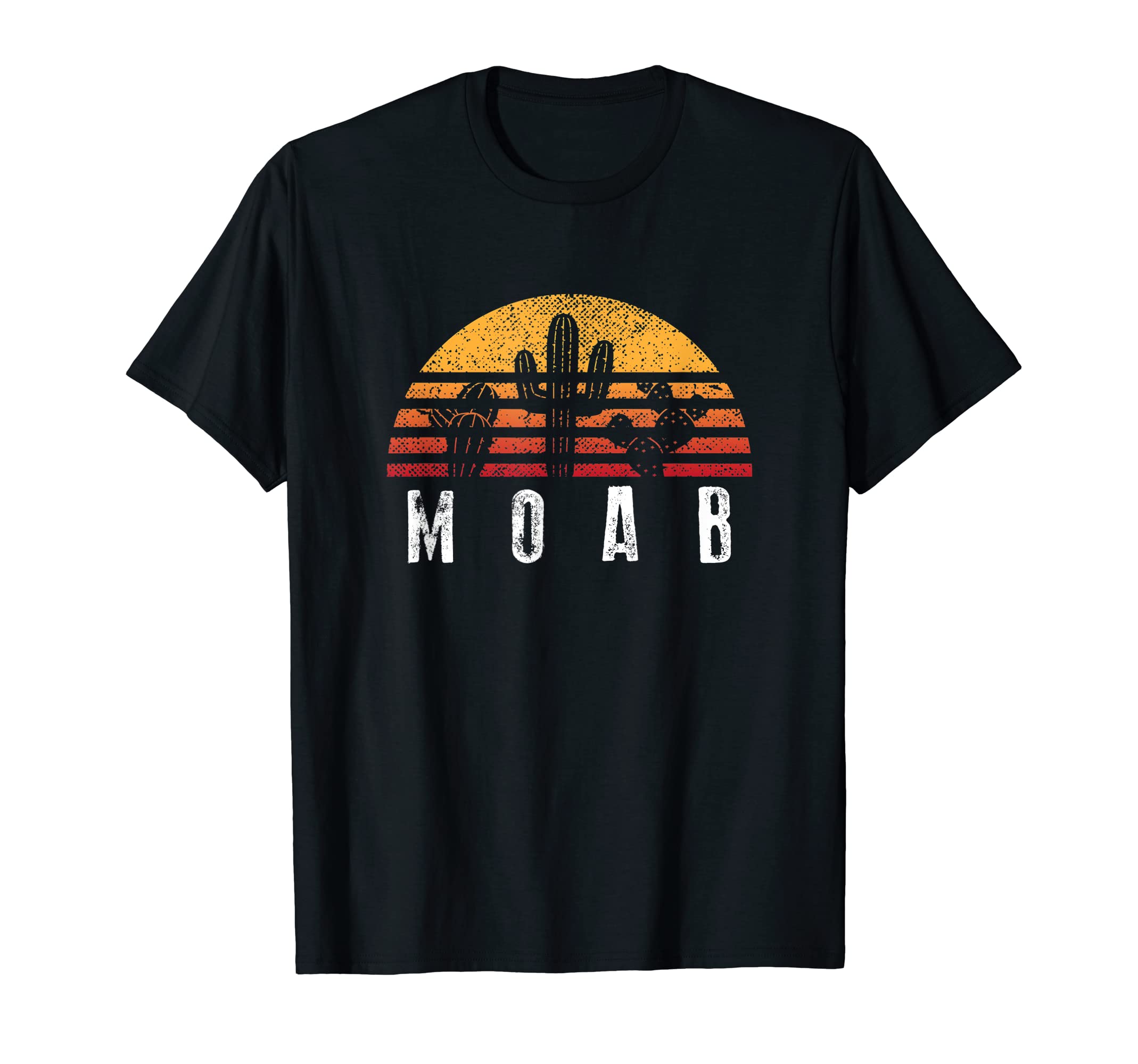 Moab Sunset Cactus Vacation Gift T-Shirt - Minimalist Print for Adults - T-Shirt, Sweatshirt, Hoodie