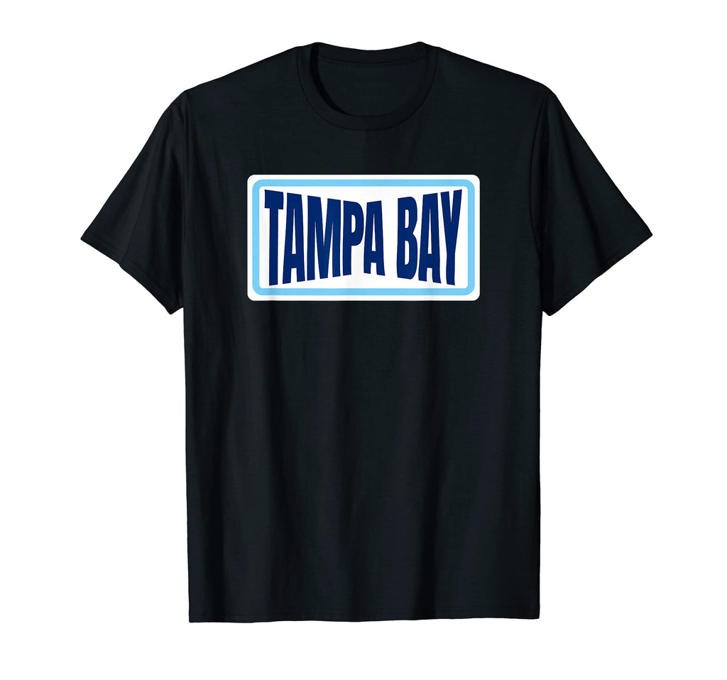 Fun Tampa Blue Powder Blue Striped Tampa T-Shirt - Trendy Graphic Unisex - T-Shirt, Sweatshirt, Hoodie