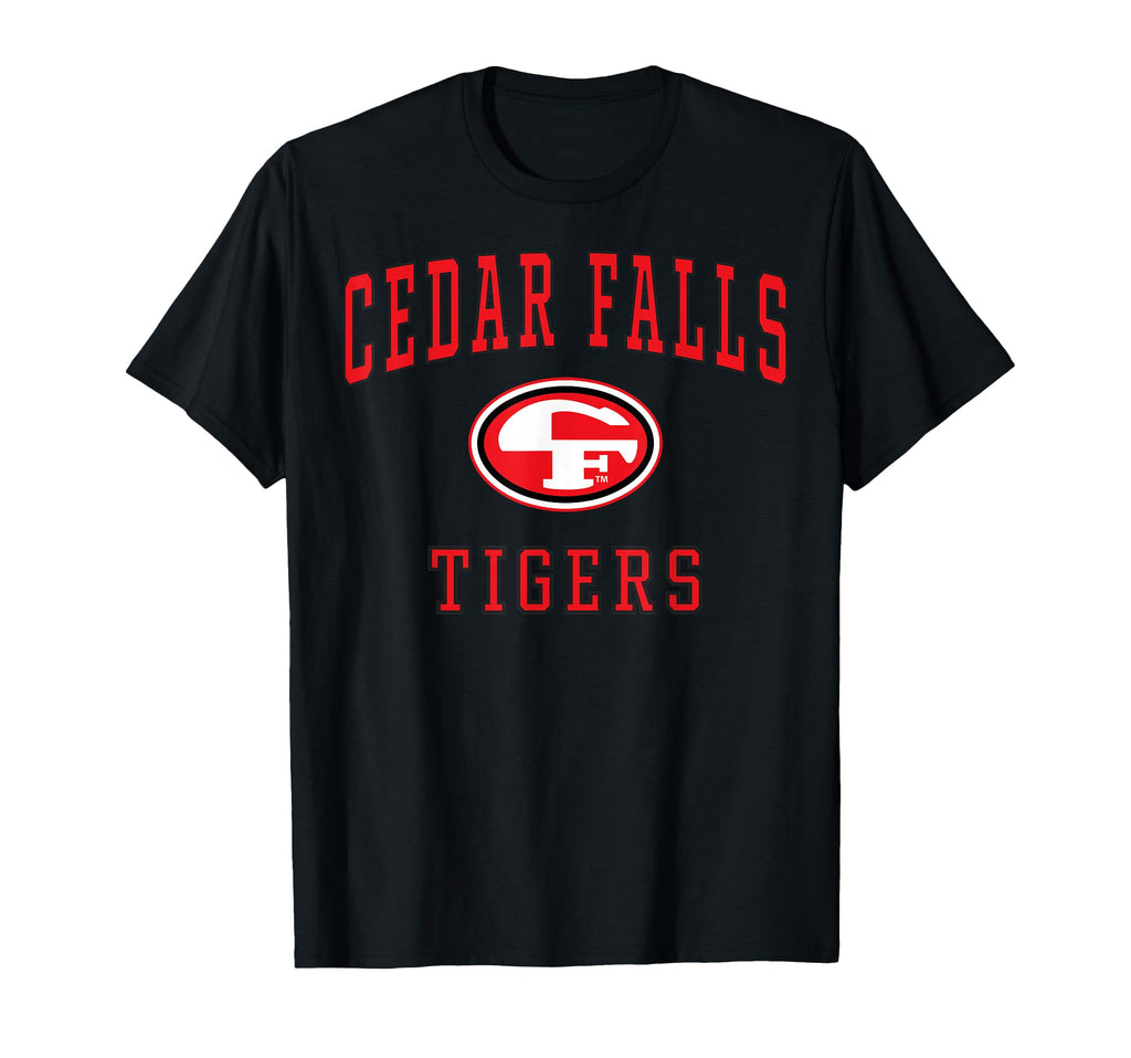 Cedar Falls High School Tigers C1 T-Shirt - Graphic Print Unisex - T-Shirt, Sweatshirt, Hoodie