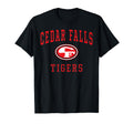 Cedar Falls High School Tigers C1 T-Shirt - Graphic Print Unisex - T-Shirt, Sweatshirt, Hoodie
