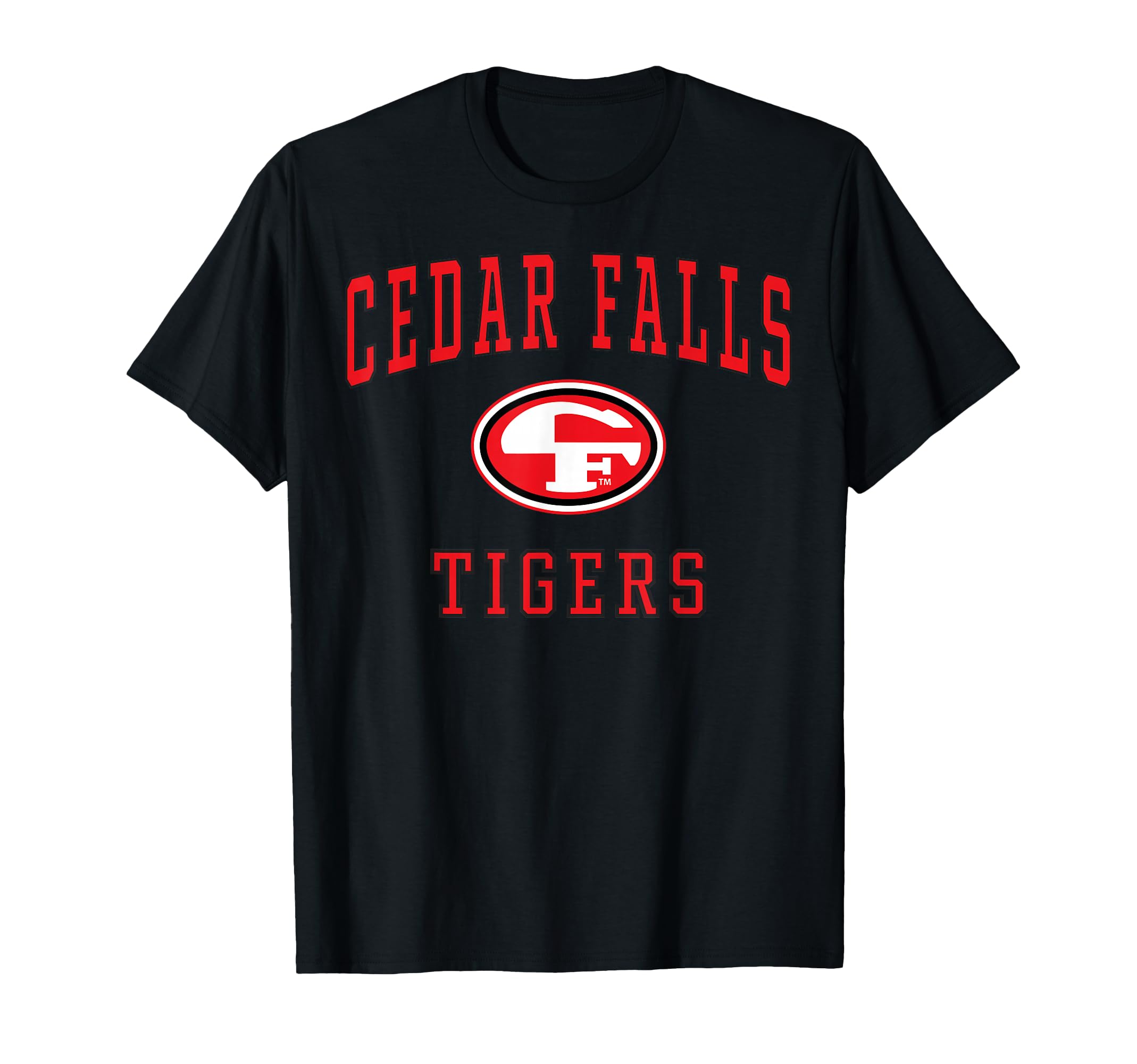 Cedar Falls High School Tigers C1 T-Shirt - Graphic Print Unisex - T-Shirt, Sweatshirt, Hoodie