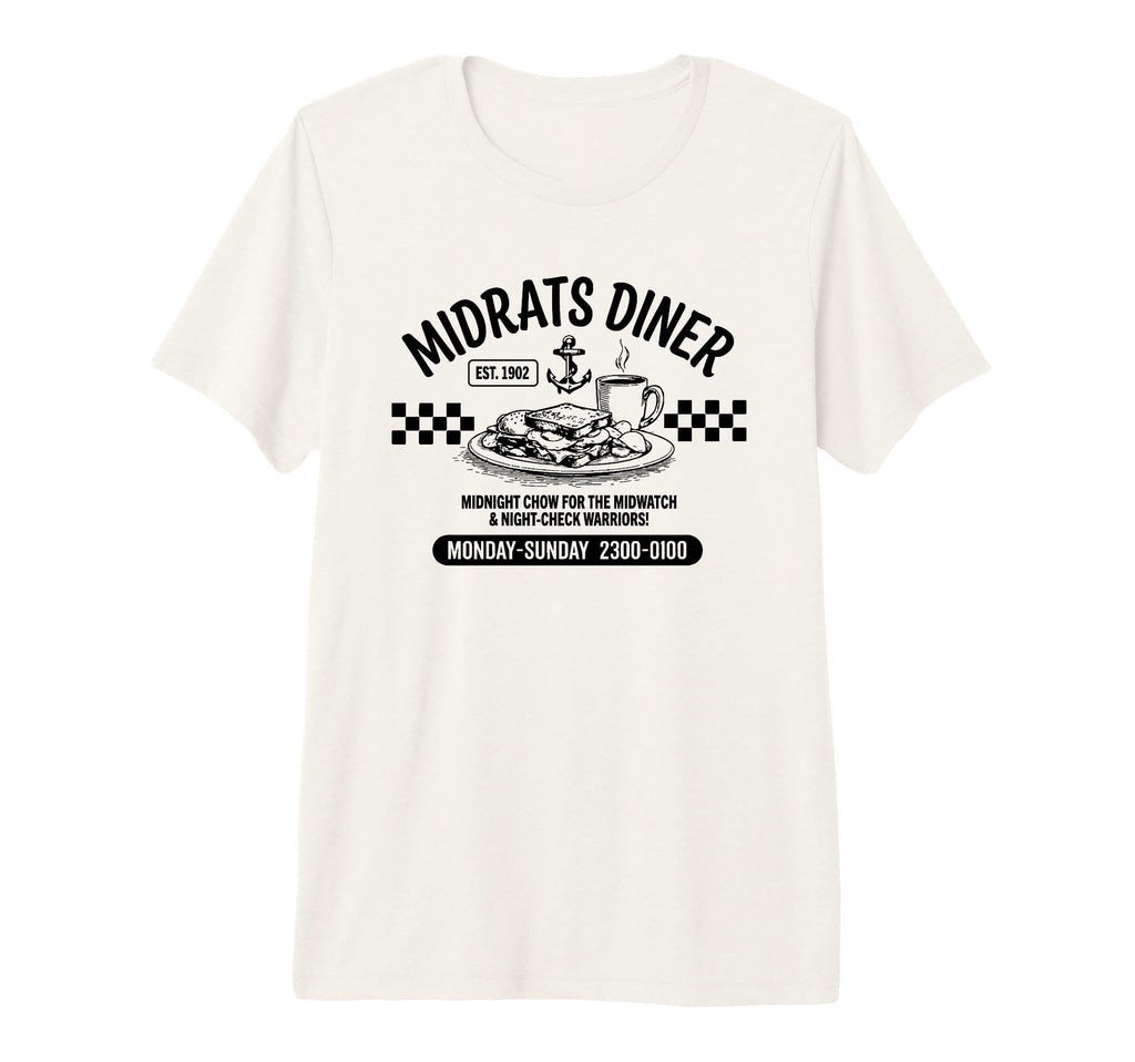 Midrats Diner Funny Sailor Tri Blend T-Shirt - Unique Graphic Unisex - T-Shirt, Sweatshirt, Hoodie