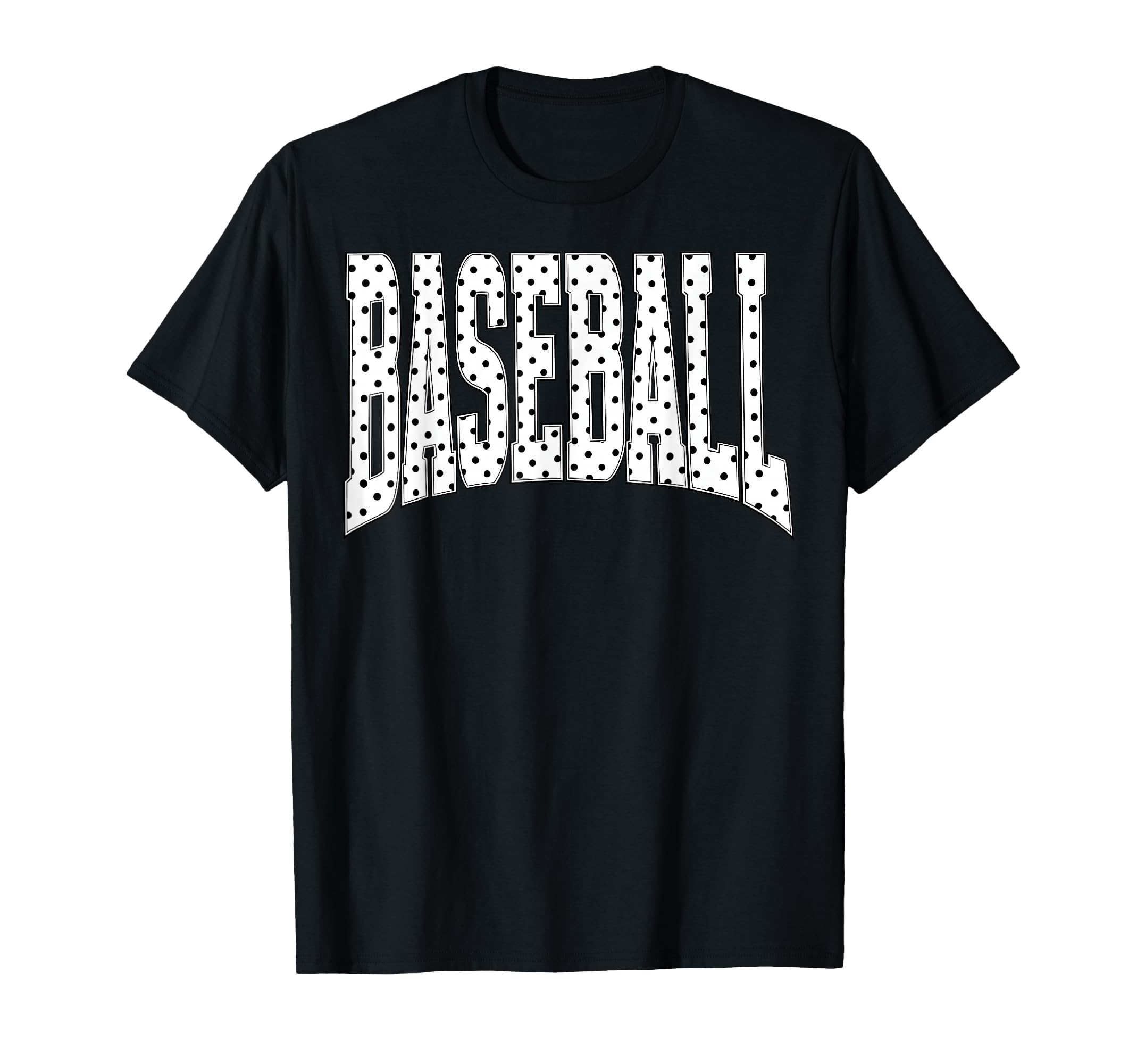 Baseball Polka Dot Team Spirit Baseball Fan T-Shirt - Graphic Print Unisex - T-Shirt, Sweatshirt, Hoodie