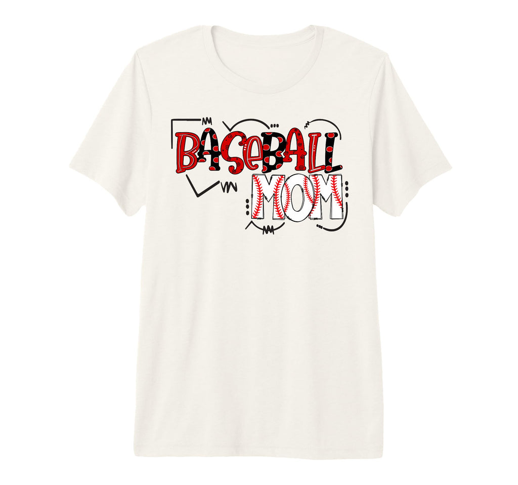 Mom Squad Leopard Baseball Mother T-Shirt - Novelty Apparel Men Women - T-Shirt, Sweatshirt, Hoodie
