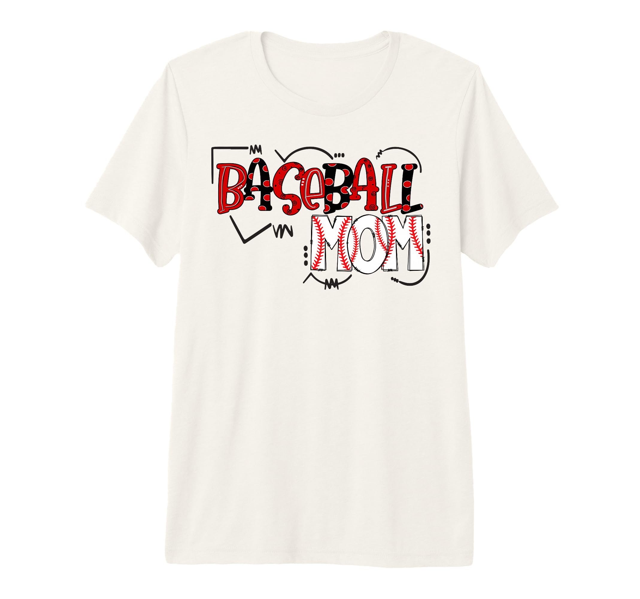 Mom Squad Leopard Baseball Mother T-Shirt - Novelty Apparel Men Women - T-Shirt, Sweatshirt, Hoodie