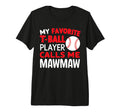 Baseball Grandma Grandmother Granny T-Shirt - Aesthetic Graphic Men Women - T-Shirt, Sweatshirt, Hoodie