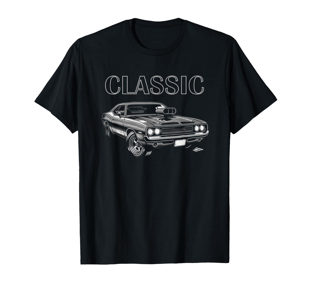 Muscle Car 60S 70S Car Lover T-Shirt - Casual Everyday Wear for Adults - T-Shirt, Sweatshirt, Hoodie